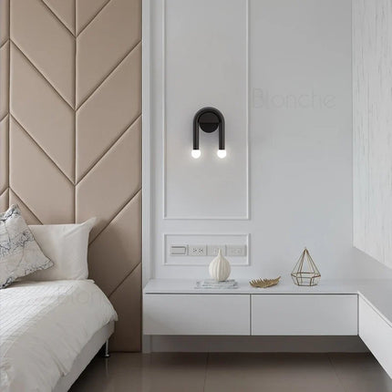 Applique murale LED nordique moderne en forme de U pour intérieur — LZ4X9D7
