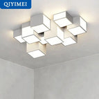 Blanc 6 lumières / Trois couleurs