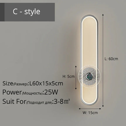 Applique murale moderne à grille pour protection des yeux — LZ4X9B2