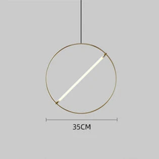 Suspension LED ronde au design moderne et simple — LZ4X9T2