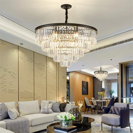 Lustre moderne en cristal pour décoration intérieure élégante — LZ4X9P2