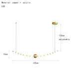 C-Cuivre 125cm / 3 modifiables