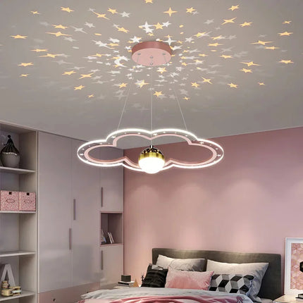 Lustre étoile lumineux créatif pour chambre d’enfants — LZ4XJ9