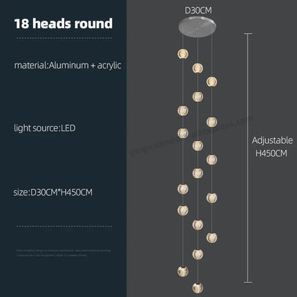 Suspension moderne haut de gamme pour éclairage intérieur — LZ4P9X
