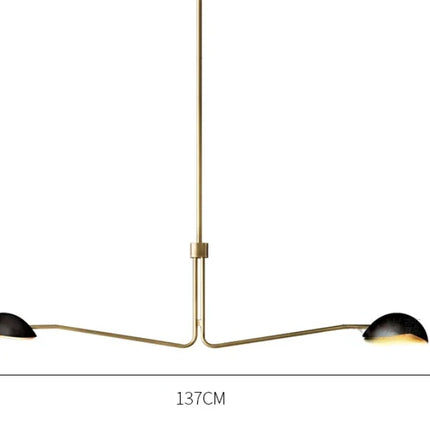 Lustre Moderne style néoclassique couleur cuivre