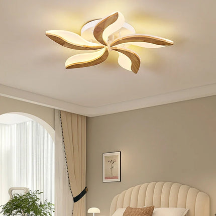 Lustre intérieur en bois et acrylique moderne — LZ4X9P2