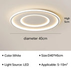 Circulaire Blanc D40CM / Blanc chaud