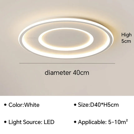 Plafonnier LED moderne pour une décoration intérieure lumineuse — LZ4X9P