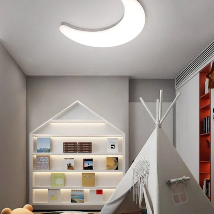 applique murale led moderne en forme de lune décorative et créative