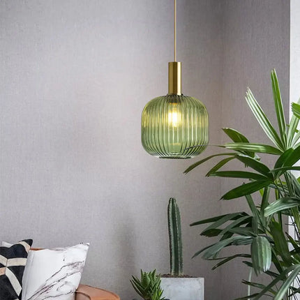 Lustre en verre lumineux pour décoration intérieure élégante — LZ4X9P