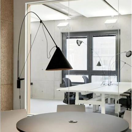 Applique murale verticale en acier inoxydable style industriel minimaliste — LZ4X9P2