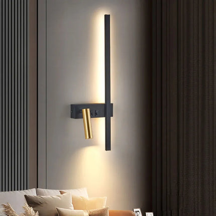 Applique murale design noir et blanc minimaliste luxe — LZ4X9T