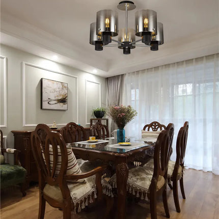Lustre suspension en verre style nordique américain créatif — LZ4X9T