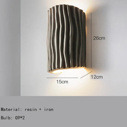Applique murale artistique en résine pour décoration intérieure — LZ4T9XQ