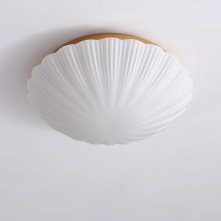 Plafonnier en verre coquillage au style nordique pour intérieur — LZ4X9T2