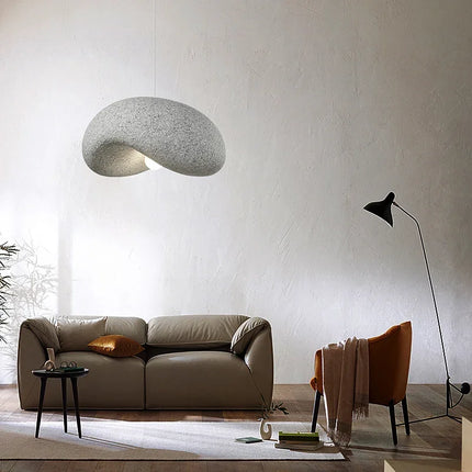 Lustre suspension style japonais Wabi Sabi pour cuisine et salon — LZ4XJ9