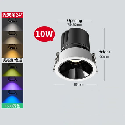 Spot encastrable rond LED intelligent Xiaomi Mijia RGB Zigbee — LZ4X9T