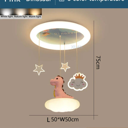 lustre créatif dinosaure led pour enfants soin des yeux
