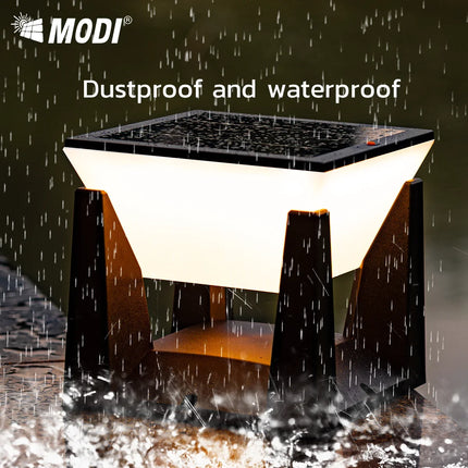 Lampadaire solaire étanche pour jardin et allée extérieure — LZ4X9Q