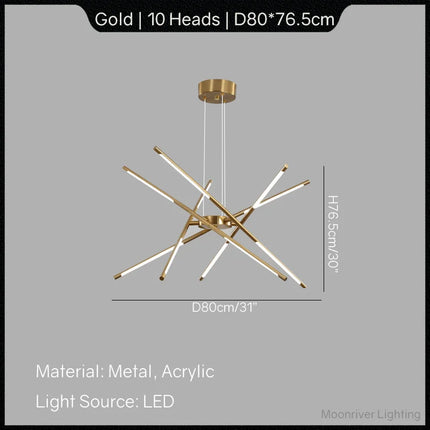 Suspension moderne au design créatif pour décoration intérieure — LZ4X9Q2