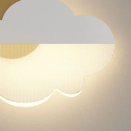 Applique murale LED en acrylique forme nuage pour ambiance lumineuse — LZ4P9XQ