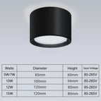 Noir / Dimmable / Blanc chaud | 7W