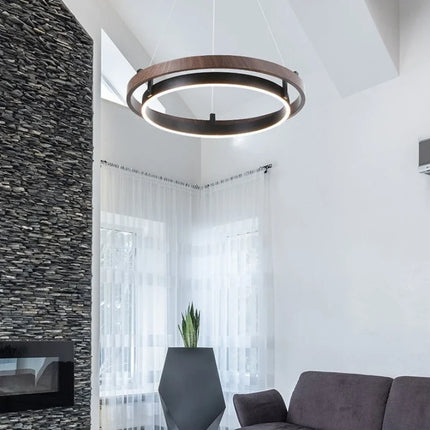 Suspension LED anneaux nordiques pour salon et cuisine — LZ4X9T