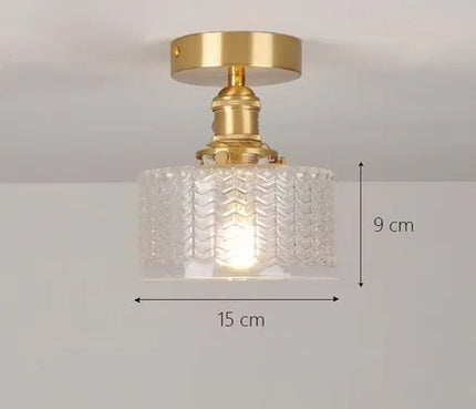 Plafonnier moderne en verre lumineux pour intérieur et extérieur — LZ4QX9