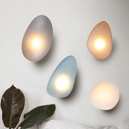 Applique murale LED galet coloré décorative — LZ4X9P