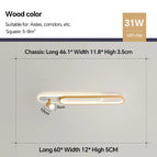 Bois 60cm / Blanc nature (pas de RC)