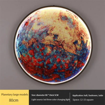 Applique murale LED en forme de lune pour décoration intérieure — LZ4X9T1