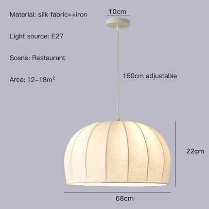 Suspension en tissu style rétro Wabi Sabi pour intérieur — LZ4X9M