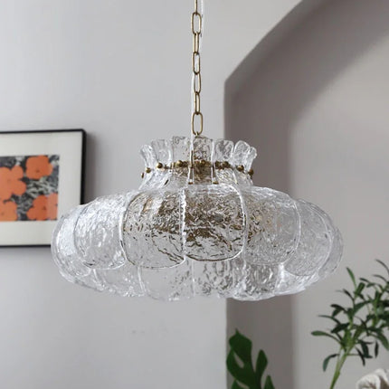 lustre rétro en verre style américain pour décoration intérieure