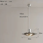 B-48cm-Argent / Blanc chaud