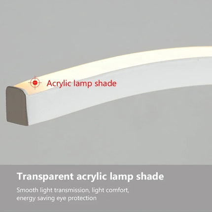 Suspension intérieure moderne en acrylique au design élégant — LZ7XQ2