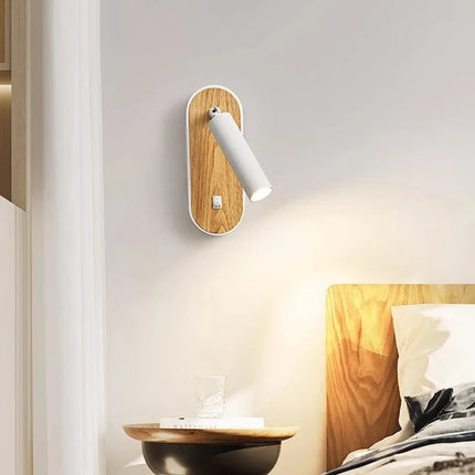 Applique murale LED en bois au design nordique décoratif intérieur — LZ4P9XJ