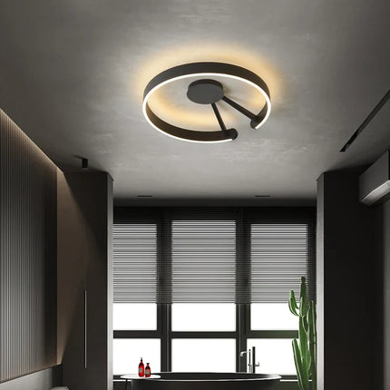 Plafonnier LED moderne en fer forgé avec acrylique pour intérieur — LZ4X9D2