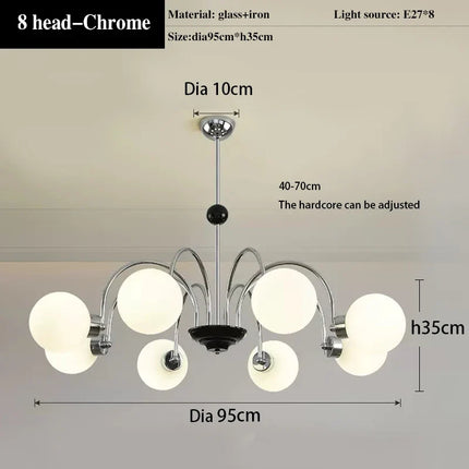 Plafonnier LED suspendu au design nordique moderne pour intérieur — LZ4X9QJ2