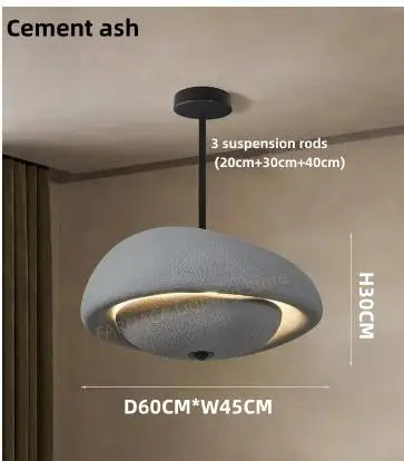Lustre moderne au design wabi-sabi pour bar et table ronde — LZ4X9P2