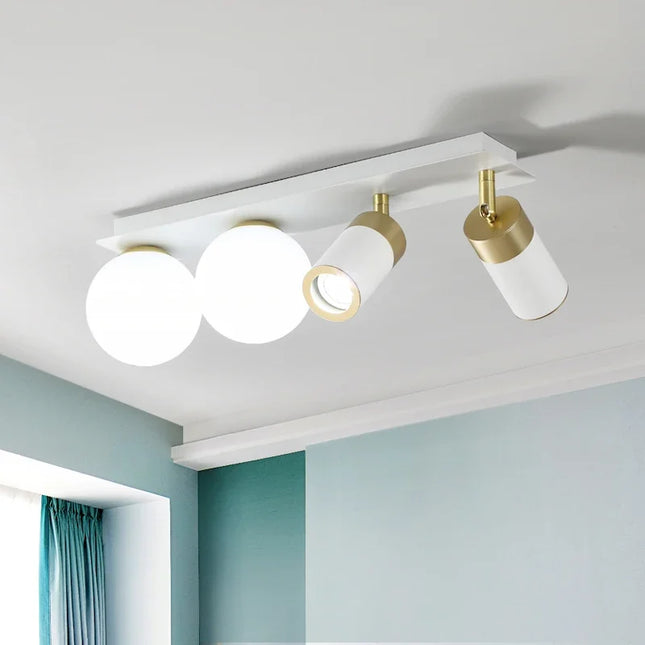Plafonnier LED en verre au design nordique minimaliste — LZ4X9J