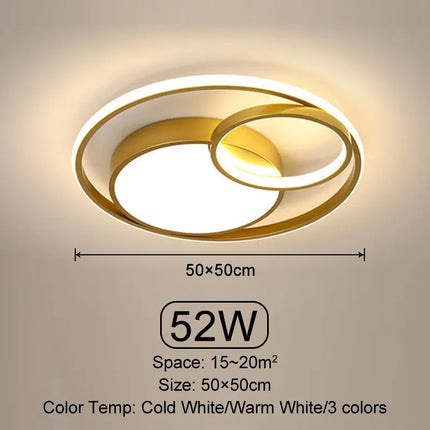 Plafonnier LED dimmable moderne pour salon et salle à manger — LZ4Q9XJ
