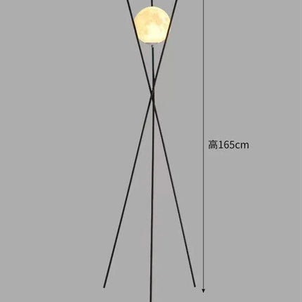 Lampadaire LED trépied avec globe en verre décoratif — LZ4X9M