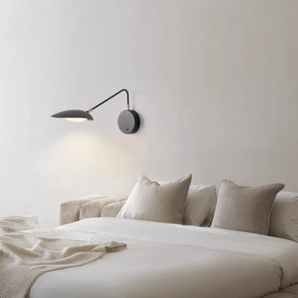 Applique murale moderne à bras pivotant et rétractable pour lecture — LZ4X9P