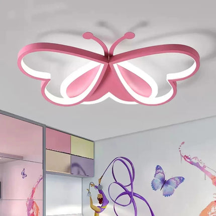Plafonnier LED encastré en acrylique motif papillon créatif — LZ4X9P