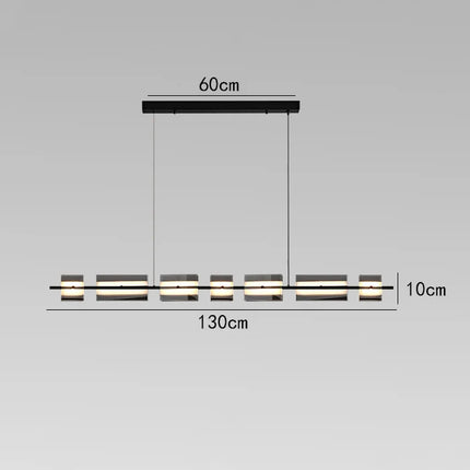 Lustre suspension minimaliste en cuivre et verre moderne — LZ4X9T2