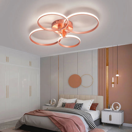Lustre moderne en métal pour décoration intérieure élégante — LZ4X9P