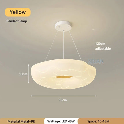 Plafonnier créatif en forme de beignet pour chambre d’enfant — LZ4X9P2