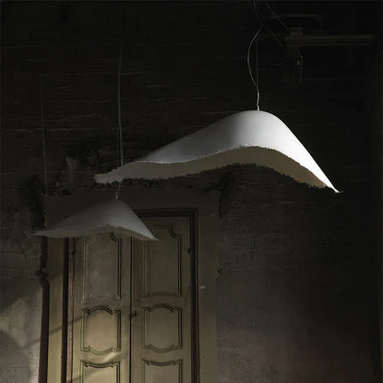 Lustre LED nordique style wabi sabi pour décoration rétro intérieure — LZ4X9P2