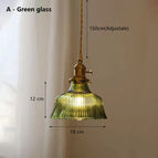A - Verre vert / Ampoule non incluse