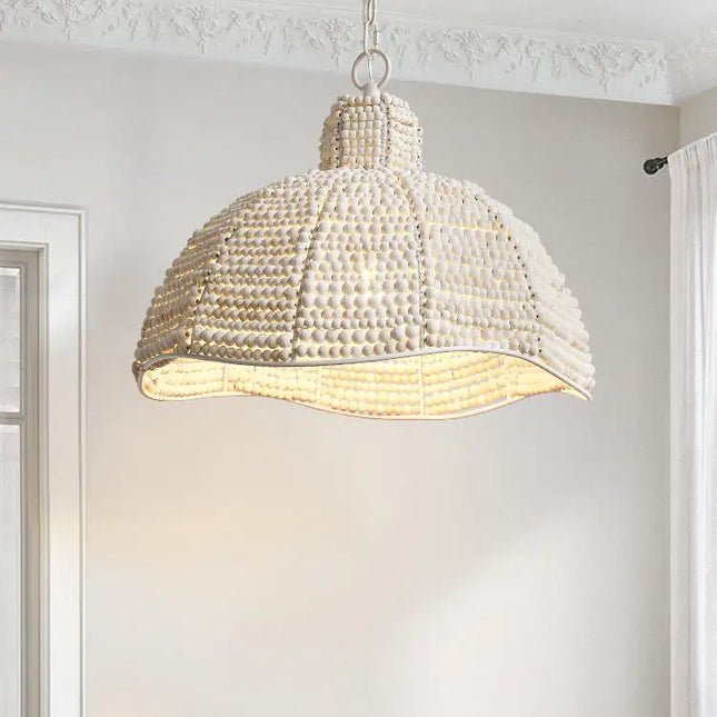 Lustre LED vintage en bois pour décoration intérieure — LZ4T9XQ
